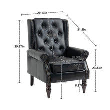 Load image into Gallery viewer, Modern Accent Armchair With Sturdy Wood Legs
