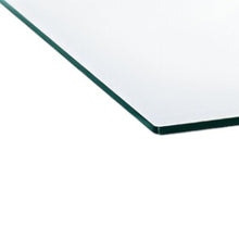 Load image into Gallery viewer, 47" Glass And Steel Coffee Table - Clear And Silver
