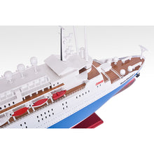 Load image into Gallery viewer, Hand Painted Model Boat (624245) - White / Blue
