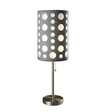 Load image into Gallery viewer, Mod Dot Novelty Table Lamp - Gray And White
