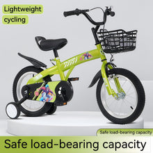Load image into Gallery viewer, Fkznpj - 18" Sporty Kids Bike With Training Wheels And Stand Adjustable Saddle Suitable For Boys And Girls Aged 5 - 10 Years Tall Height 39 - 49" Available In A Variety Of Colors
