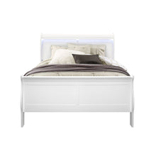Load image into Gallery viewer, Charlston - Modern Sleigh Design Bed With LED
