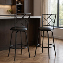 Load image into Gallery viewer, Metal Bar Chairs (Set of 2) - Black
