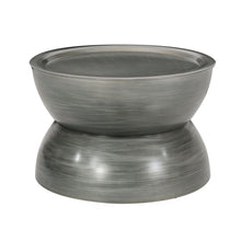 Load image into Gallery viewer, Iron Round Pedestal Coffee Table - Silver
