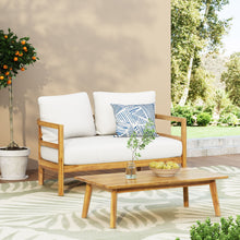 Load image into Gallery viewer, Outdoor Furniture With Coffee Table, Patio Conversation Set Deep Seating With Soft Cushion
