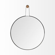 Load image into Gallery viewer, 26" Wood Mirror - Black
