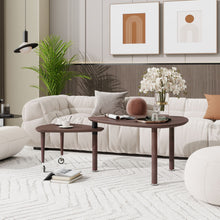 Load image into Gallery viewer, 360 Degree Rotatable Coffee Table With Solid Legs
