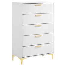 Load image into Gallery viewer, Karena - Rectangular 5 Drawer Chest - White
