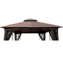 Load image into Gallery viewer, Patio Double Roof Gazebo Replacement Canopy Top Fabric
