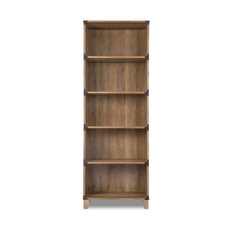 Five Tier Etagere Bookcase - Oak
