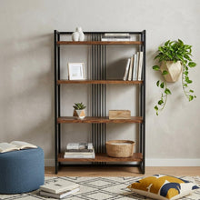 Load image into Gallery viewer, Four Tier Etagere Bookcase (738646) - Brown
