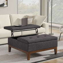Load image into Gallery viewer, Dover - Multifunctional Lift Top Coffee Table Storage Ottoman
