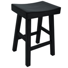 Load image into Gallery viewer, Backless Counter Height Bar Chair - Black
