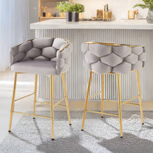 Load image into Gallery viewer, Modern Counter Stools (Set of 2)
