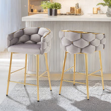 Load image into Gallery viewer, Modern Counter Stools (Set of 2)
