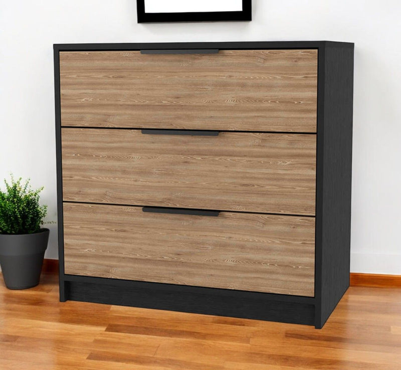 Three Drawer Dresser - Oak