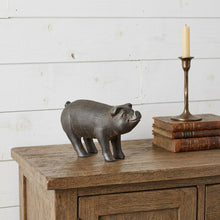 Load image into Gallery viewer, Pig Hand Painted Sculpture - Black
