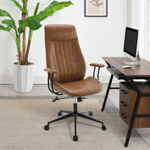Load image into Gallery viewer, Hiram - Upholstered Adjustable Chair With High Back Support - Brown
