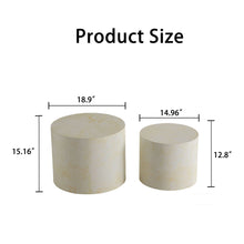 Load image into Gallery viewer, Modern Round Nesting Coffee Table (Set of 2)
