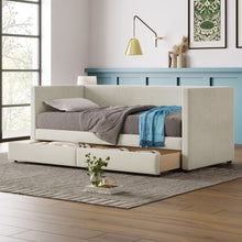 Load image into Gallery viewer, Daybed With Two Drawers And Wood Slat
