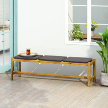 Load image into Gallery viewer, Cambria - Rustic 3 Seater Bench - Teak
