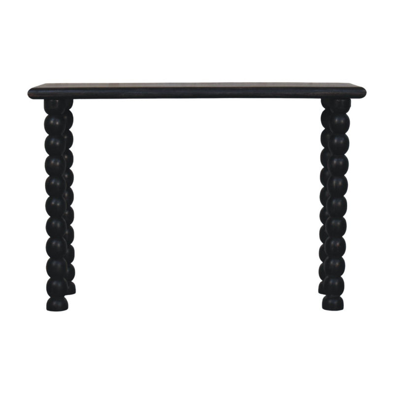 Solid Wood Console Table With Shelf With Drawer (723407) - Brown