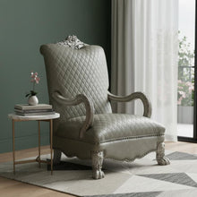 Load image into Gallery viewer, Faux Leather Arm Chair - Bone
