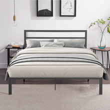 Load image into Gallery viewer, Metal Bed Frame With Headboard
