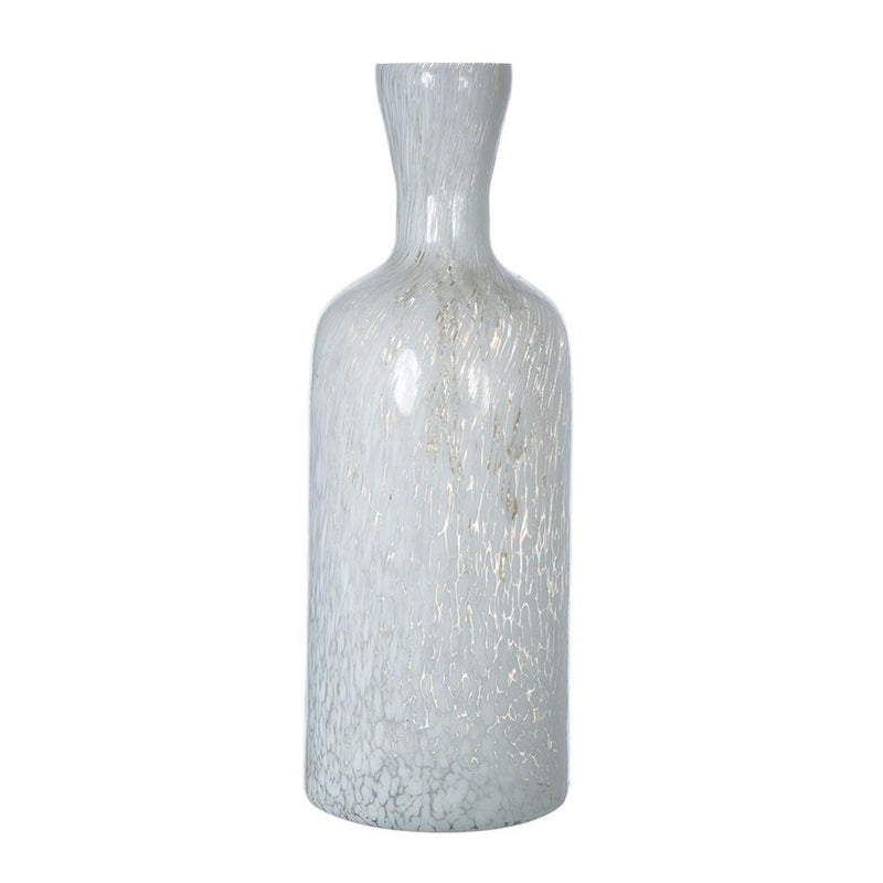 Swirl Art Cylinder Table Vase - Opal