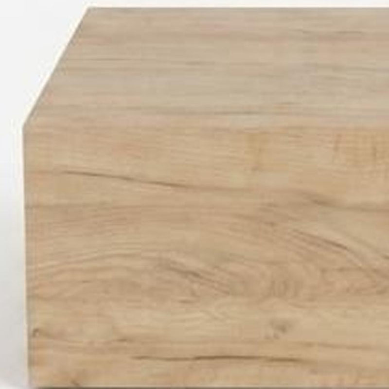 Wood One Drawer Floating Nightstand (Set of 2) - Oak