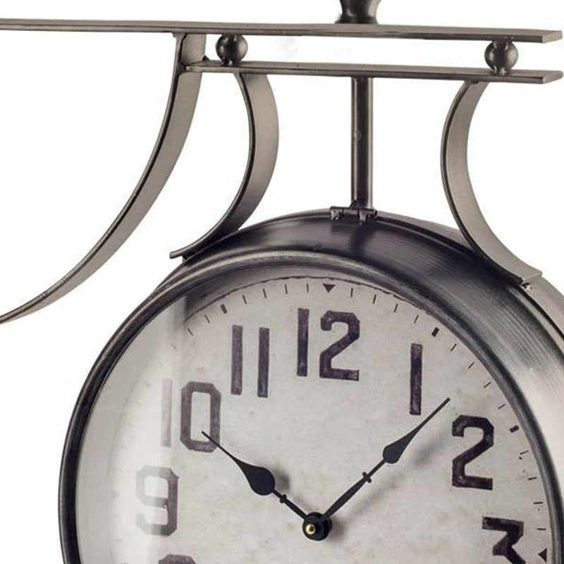 Circle Analog Wall Clock (376231) - Black