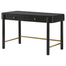 Load image into Gallery viewer, Anser - 2 Drawer Vanity Desk Makeup Table Rounded Design - Black

