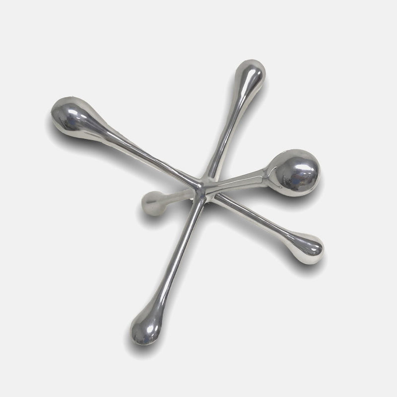Finish Extra Large Decorative Jack - Silver