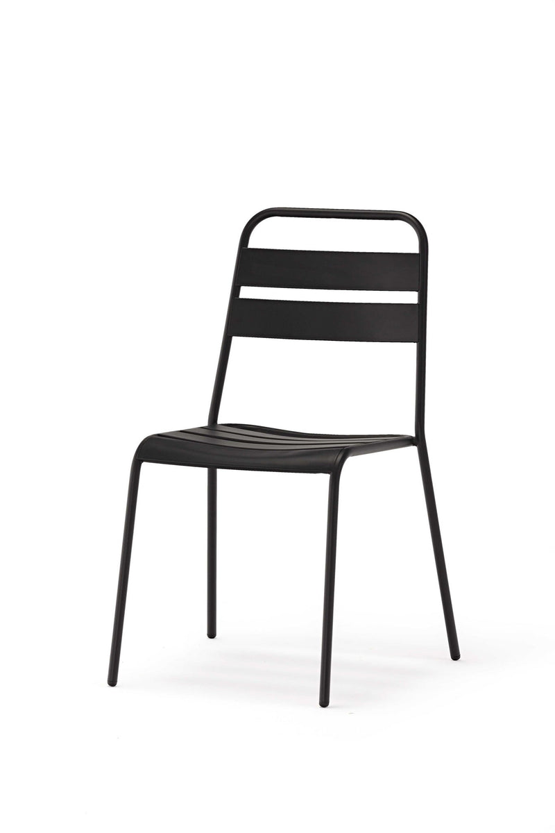 Faux Leather Dining Room Side Chairs (Set of 4) - Gray