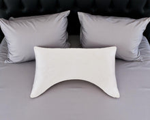 Load image into Gallery viewer, Cotton Wool Hypoallergenic Ergonomic Bed Pillow - Queen
