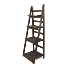 Load image into Gallery viewer, Four Tier Step Bookcase - Brown
