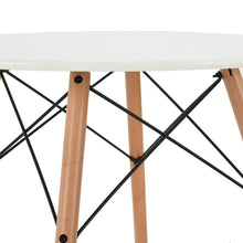Load image into Gallery viewer, 32" Wood Round Top Dining Table - White
