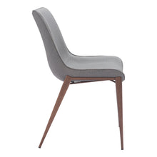 Load image into Gallery viewer, Upholstered Faux Leather Dining Side Chairs (Set of 2) - Gray And Black
