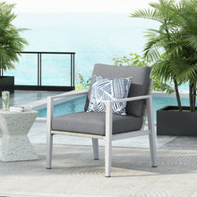 Load image into Gallery viewer, Modern Lounge Chair With Rope Accents And Cushions

