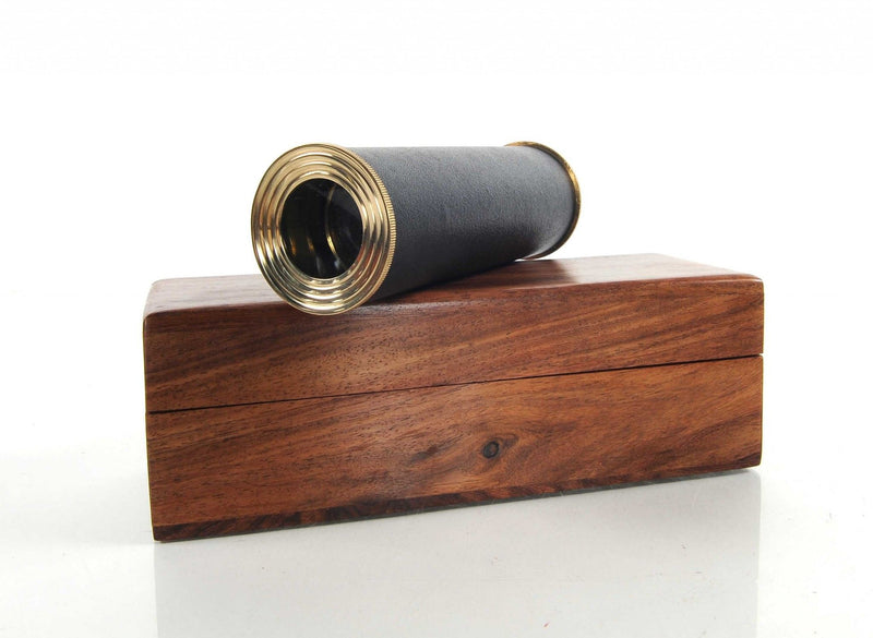 Handheld Telescope In Box - Brass