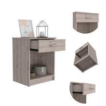Load image into Gallery viewer, Sophisticated And Stylish Eco Nightstand - Light Gray
