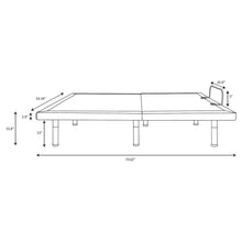 Load image into Gallery viewer, Kelven - Adjustable Bed Base With Wireless Remote And Dual Massage Motors
