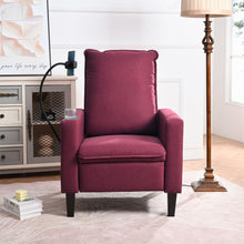Load image into Gallery viewer, Recliner Chairs For Adults, Adjustable Recliner Sofa With Mobile Phone Holder &amp; Cup Holder, Modern Reclining Chairs Fabric Push Back Recliner Chairs For Living Room, Bedroom
