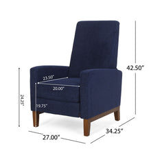 Load image into Gallery viewer, Contemporary Wide Manual Club Recliner
