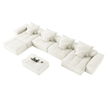 Load image into Gallery viewer, Modern Oversized Diy Combination Modular Sectional Sofa With Pillows
