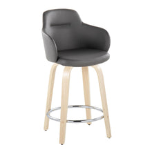 Load image into Gallery viewer, Boyne - Contemporary Fixed Height Counter Stool &amp; Swivel With Round Footrest (Set of 2)
