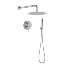 Load image into Gallery viewer, Elegant 10" Round Rain Shower Head And Handheld Set With Adjustable Tilt And Dual Modes
