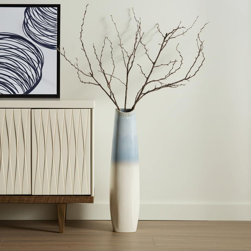 Ombre Floor Vase (576746) - Blue / White