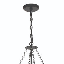 Load image into Gallery viewer, Candle Style Multi Light Metal Dimmable Chandelier - Black / Gold
