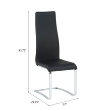 Load image into Gallery viewer, High Back Side Chairs Dining Chairs With Padded Upholstery (Set of 4)
